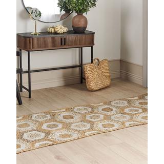 Beliani Tapis en Jute Boho BASOREN  