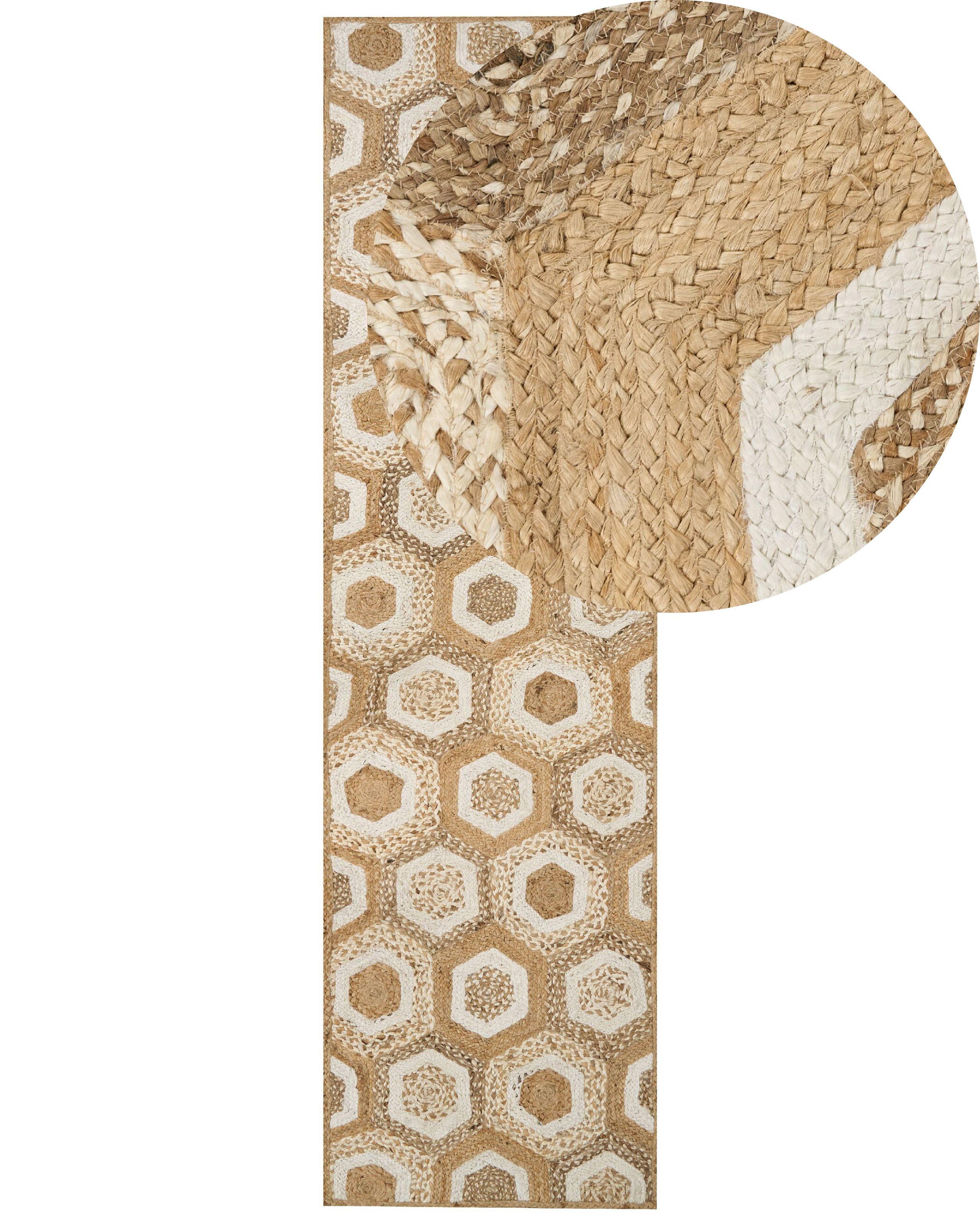 Beliani Tapis en Jute Boho BASOREN  