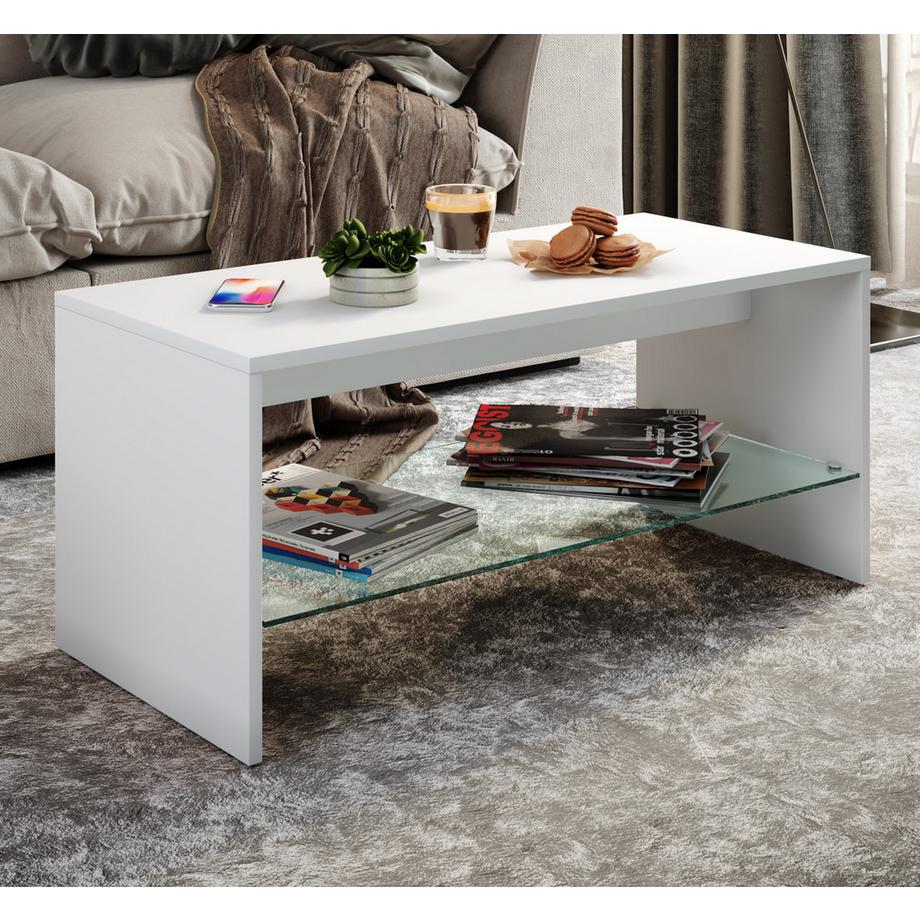 VCM Beistelltisch Glas Wisal  