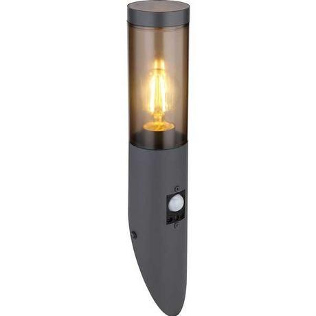mutoni Lampe d'extérieur Boston inox anthracite 7x7x41  