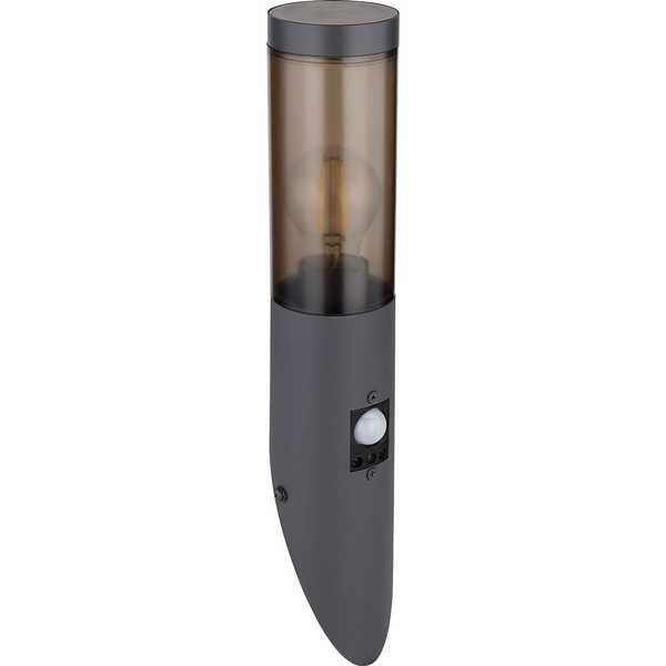 mutoni Lampe d'extérieur Boston inox anthracite 7x7x41  