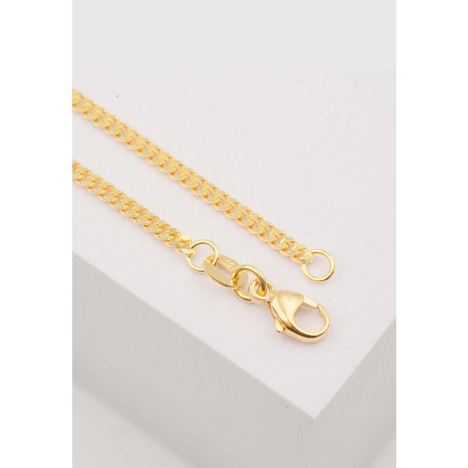 Collier Panzer Gelbgold 750, 2.1mm, 45cm