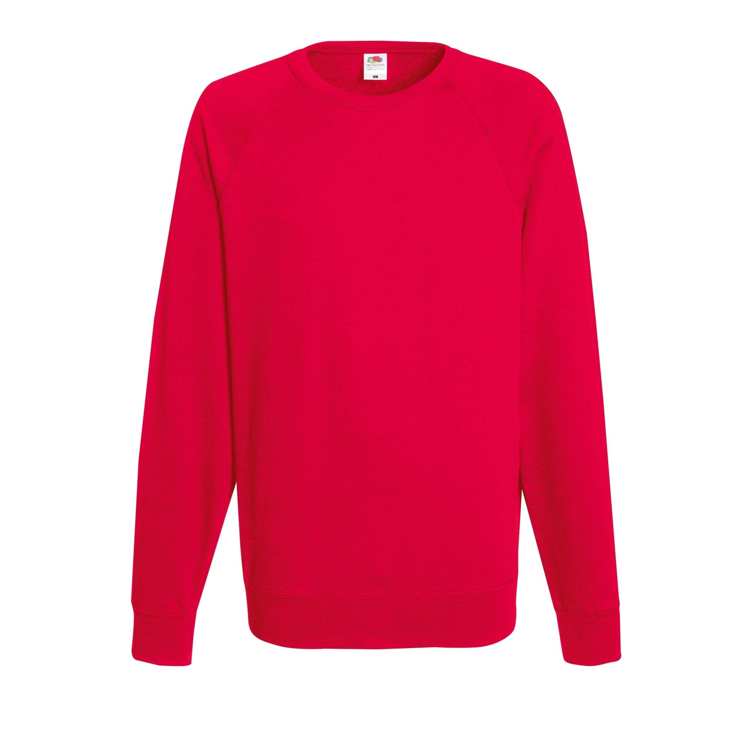 Image of Leichte Raglan-sweatshirt (240 Gsm) Herren Rot Bunt XXL