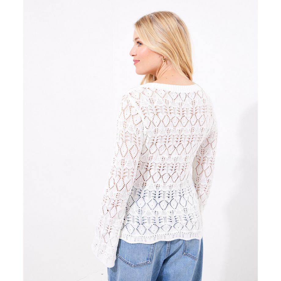 Joe Browns Maglione Aperto in Maglia con Maniche Svasate  