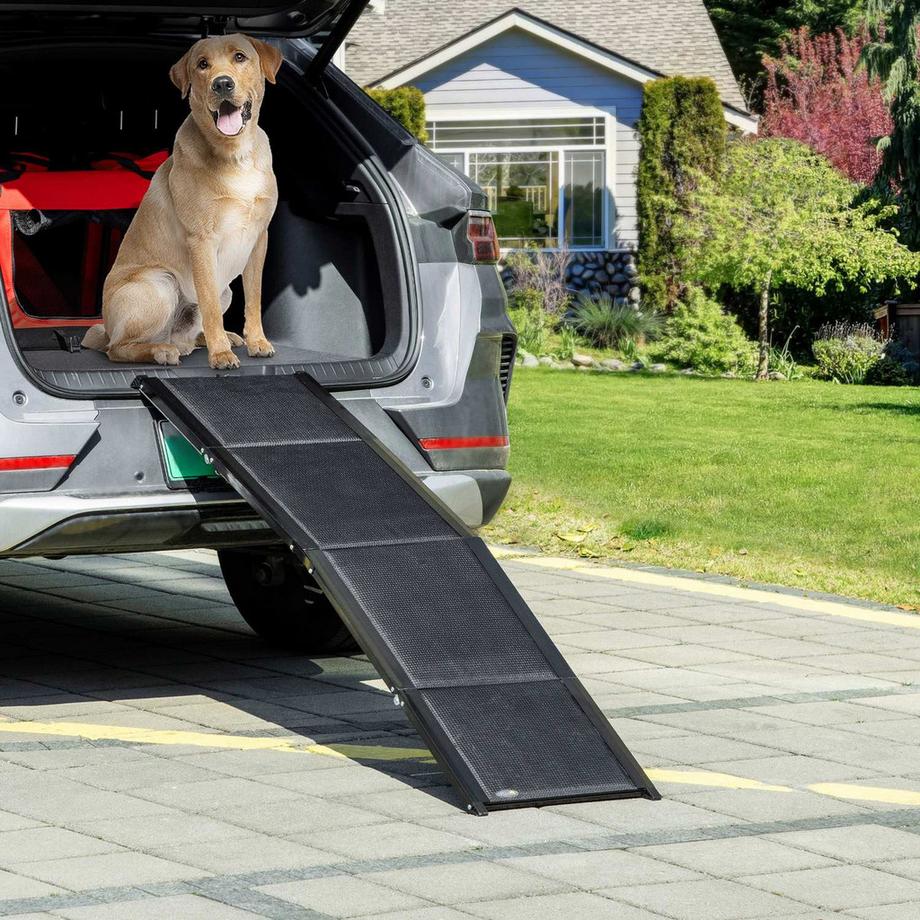 Haustierrampe, Klappbare Hunderampe Aus Alu, Rutschfest, Fr Autos, Lkws,  Suvs, Bis 40 Kg, Kofferraumrampe ONE SIZE | MANOR