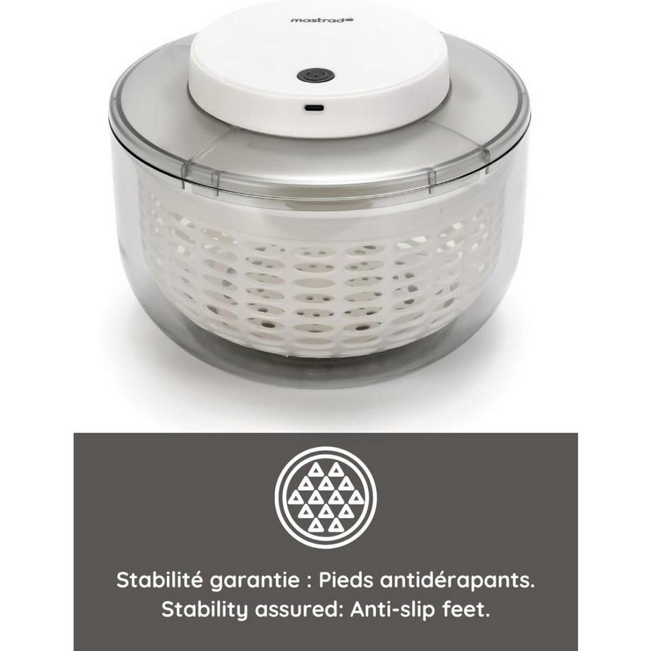 mastrad Elektrische Salatschleuder klein  