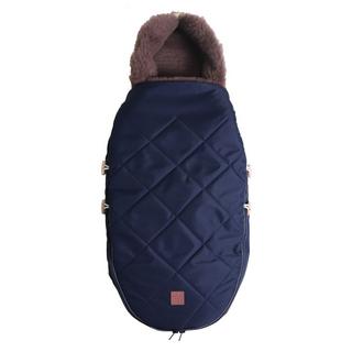 Kaiser  Lammfell Fusssack Toffee navy 