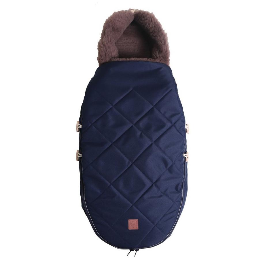 Kaiser  Lammfell Fusssack Toffee navy 