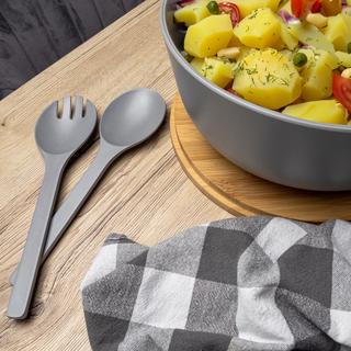 Intirilife Saladier avec couverts à salade  