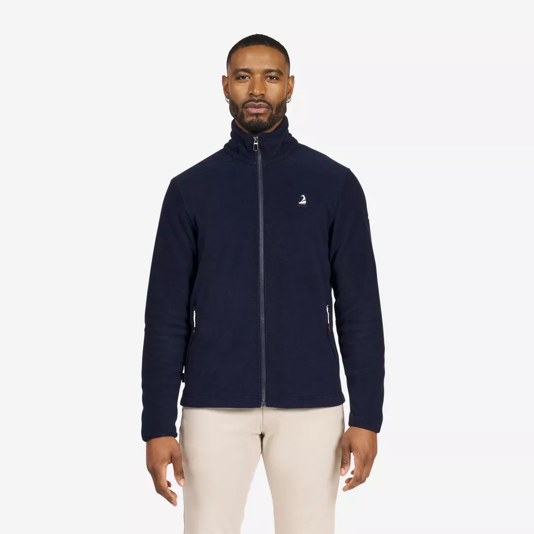 DECATHLON - Fleece Segeln 100 H Polyester, für Herren, Blau, Größe 3XL