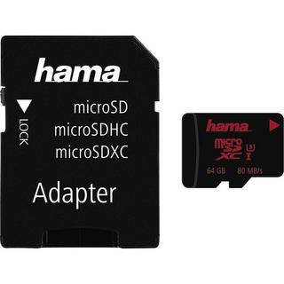 hama  Hama microSDXC 64GB UHS Classe 3 