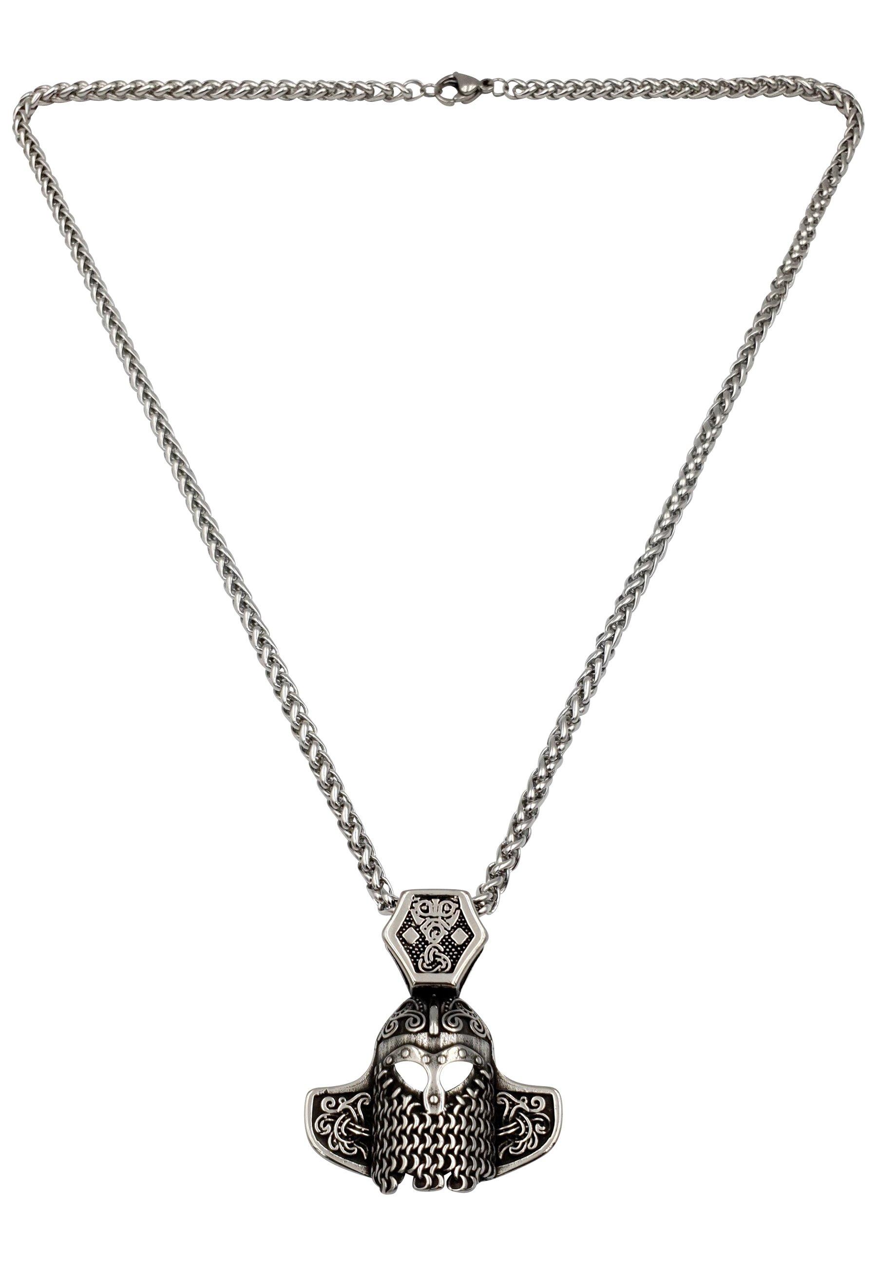 Image of Wikinger Kette Damen Silber 60 cm