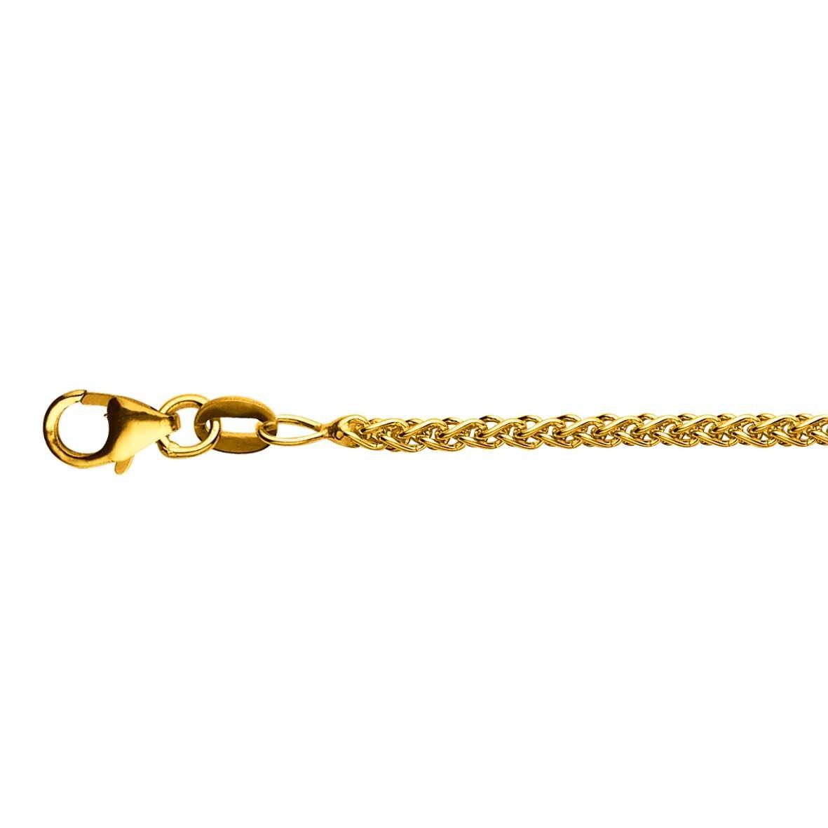 Image of Collier Erbs Gelbgold 750, 1.5mm, 45cm Damen Gelbgold 45cm