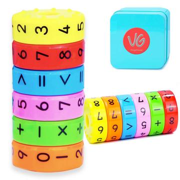 Calculatrice à rouleaux 2 pièces,Cadeaux de rentrée pour les enfants de l'école primaire,Jeu éducatif de mathématiques pour les enfants de l'école primaire