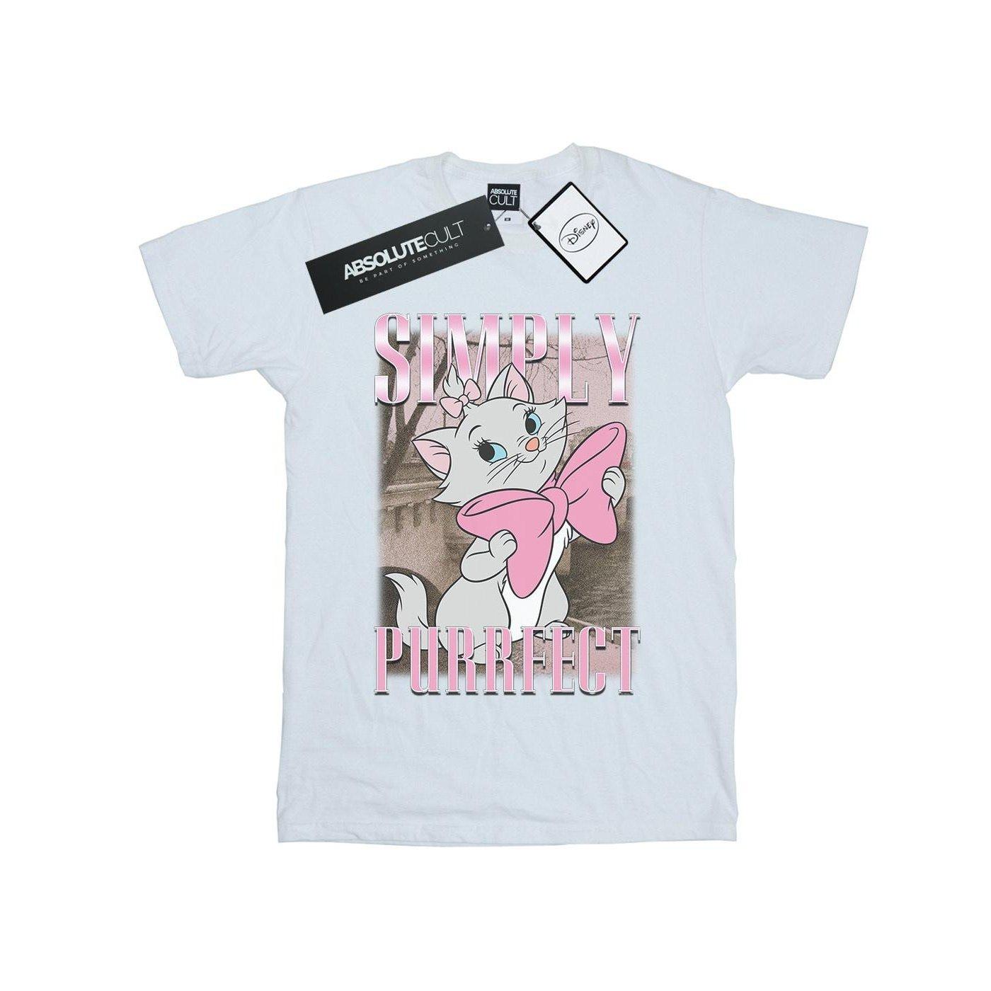 Image of Aristocats Marie Simply Purrfect Homage Tshirt Unisex Weiss 152-158