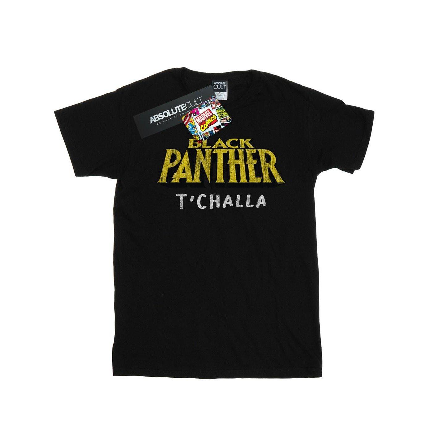 Image of Black Panther Aka T'challa Tshirt Herren Schwarz XL
