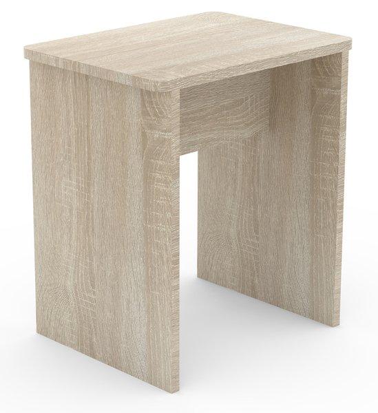 VCM  Tabouret en bois cube repose-pieds table d'appoint Esal Tabouret en bois cube repose-pieds table d'appoint Esal 