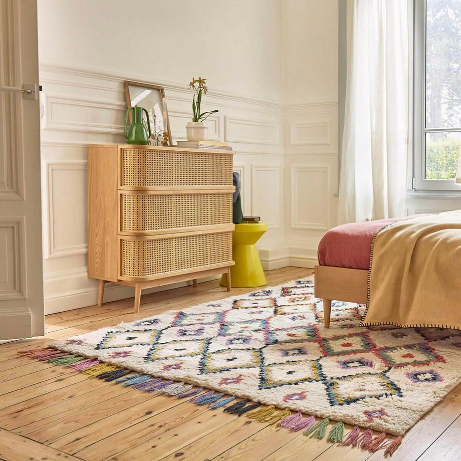 La Redoute Intérieurs Tapis style berbère en 100% laine  