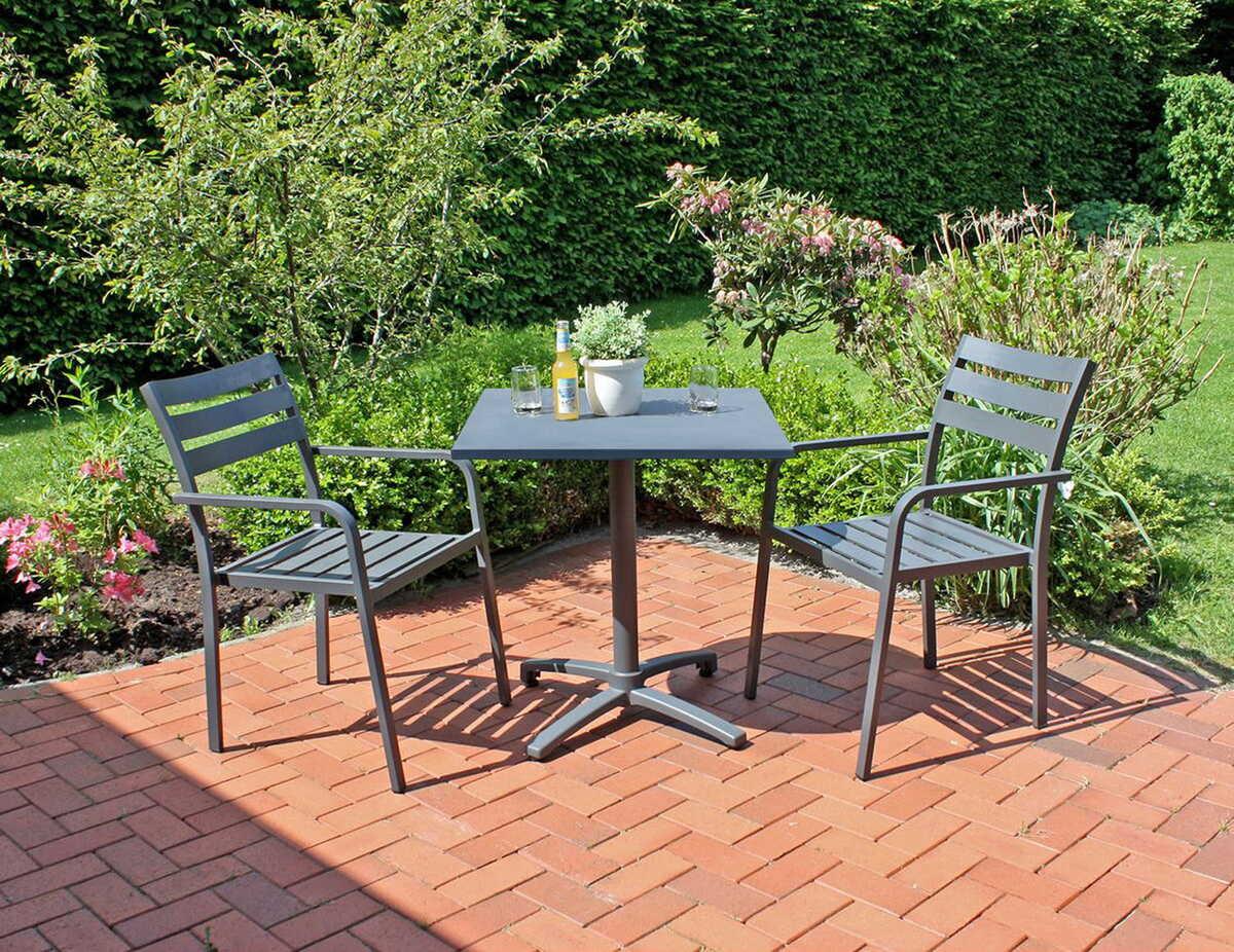 mutoni pleasure Garten Essgruppe Treviso Aluminium (3-tlg)  