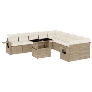 VidaXL set divano da giardino Polirattan  