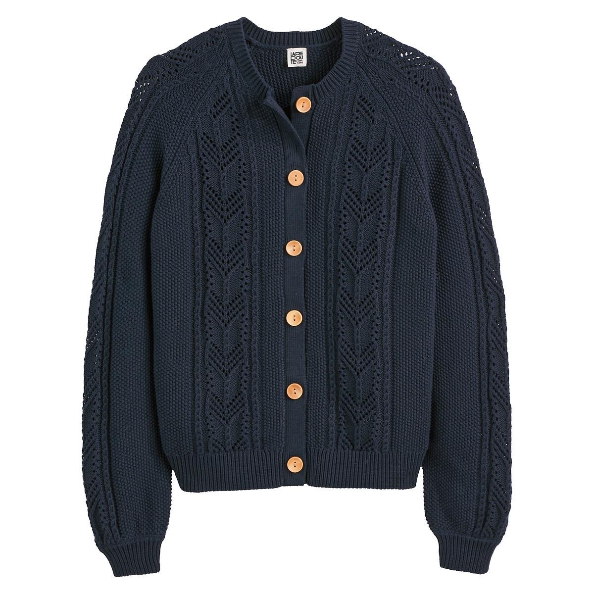 La Redoute Collections  Cardigan aus Pointelle-Strick 