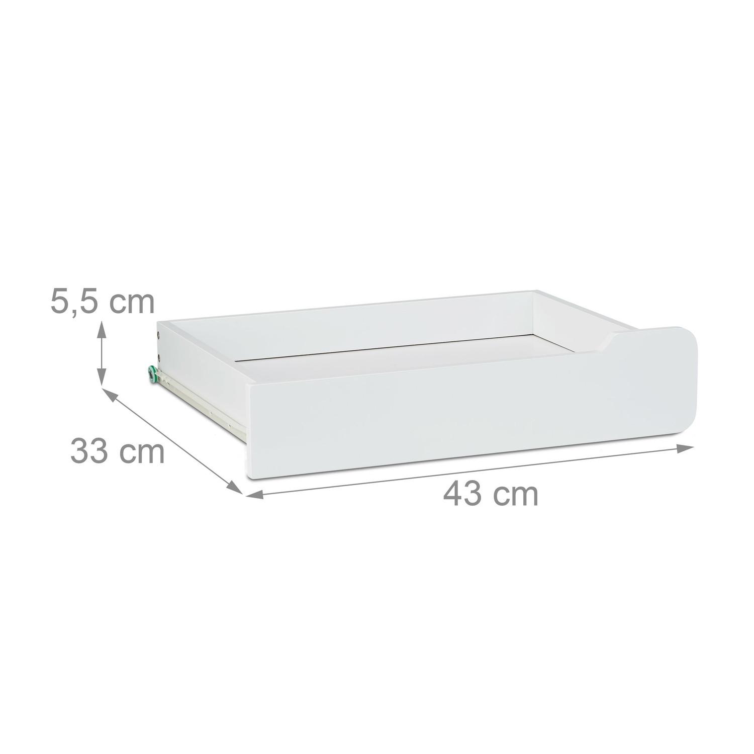 B2X Scrivania con cassetti in bianco  