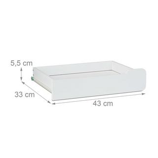 B2X Scrivania con cassetti in bianco  