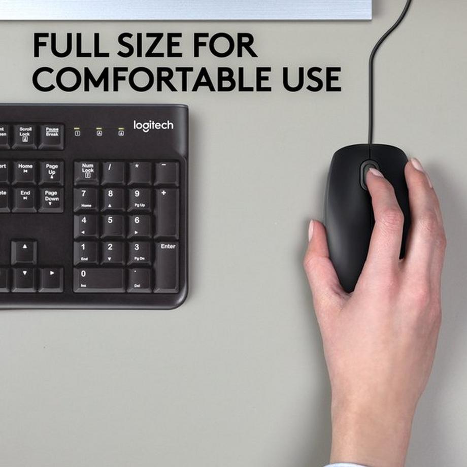 Logitech  B110 Silent mouse Ambidestro USB tipo A Ottico 1000 DPI 