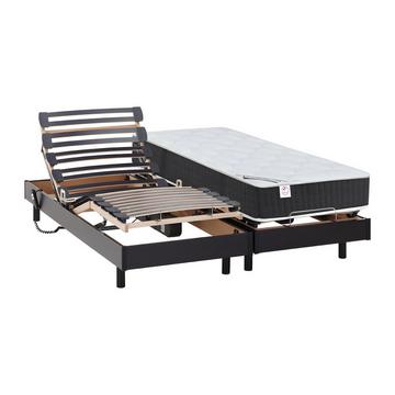 Lit électrique relaxation matelas ressorts ensachés mémoire forme APOLLO de DREAMEA