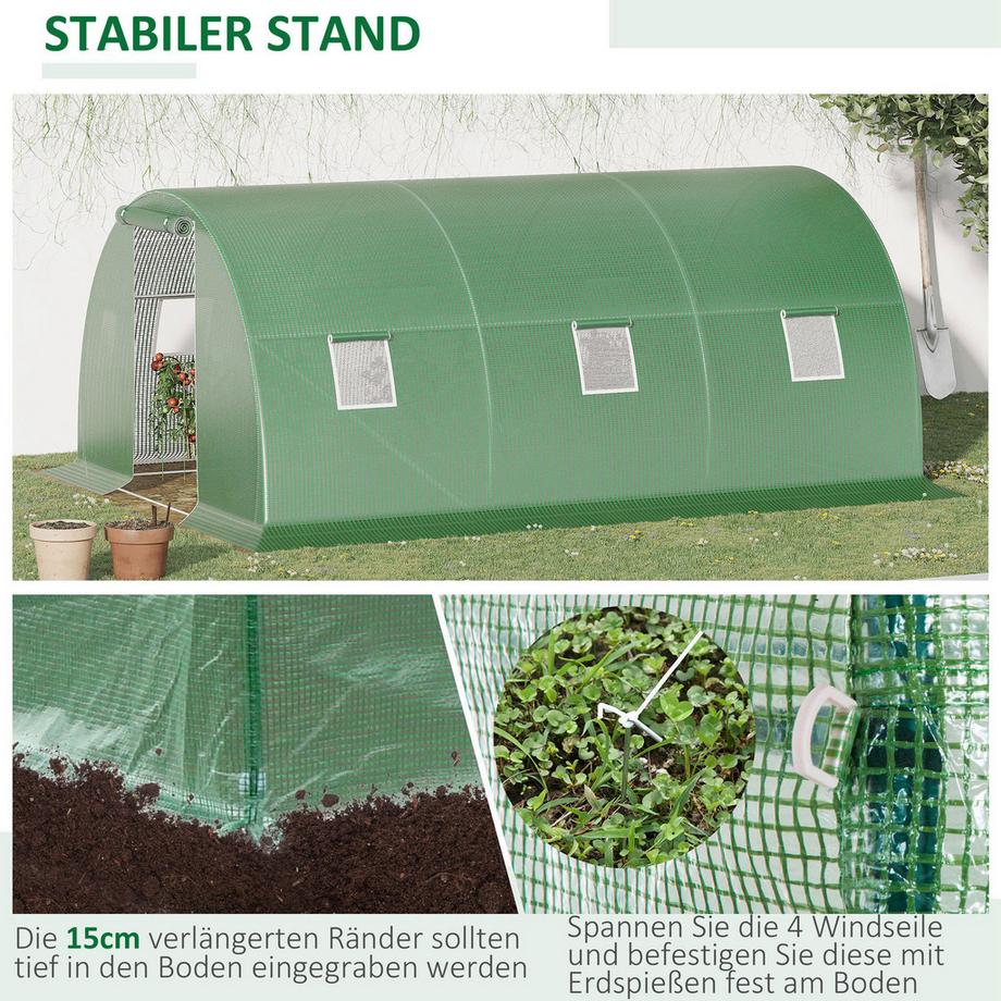 Outsunny Foliengewächshäus  