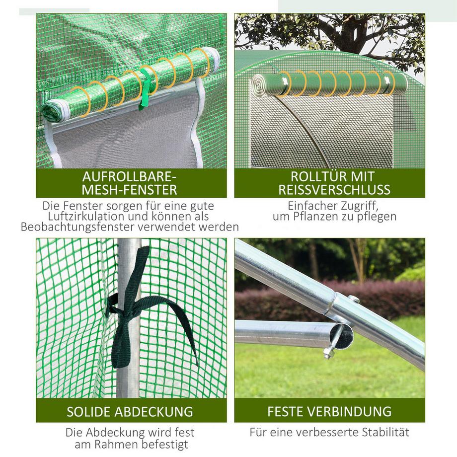 Outsunny Foliengewächshäus  