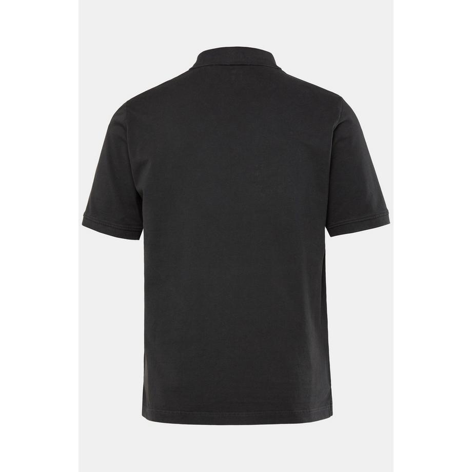 JP1880 Piqué Halbarm Poloshirt Florales Muster Vintage Look  