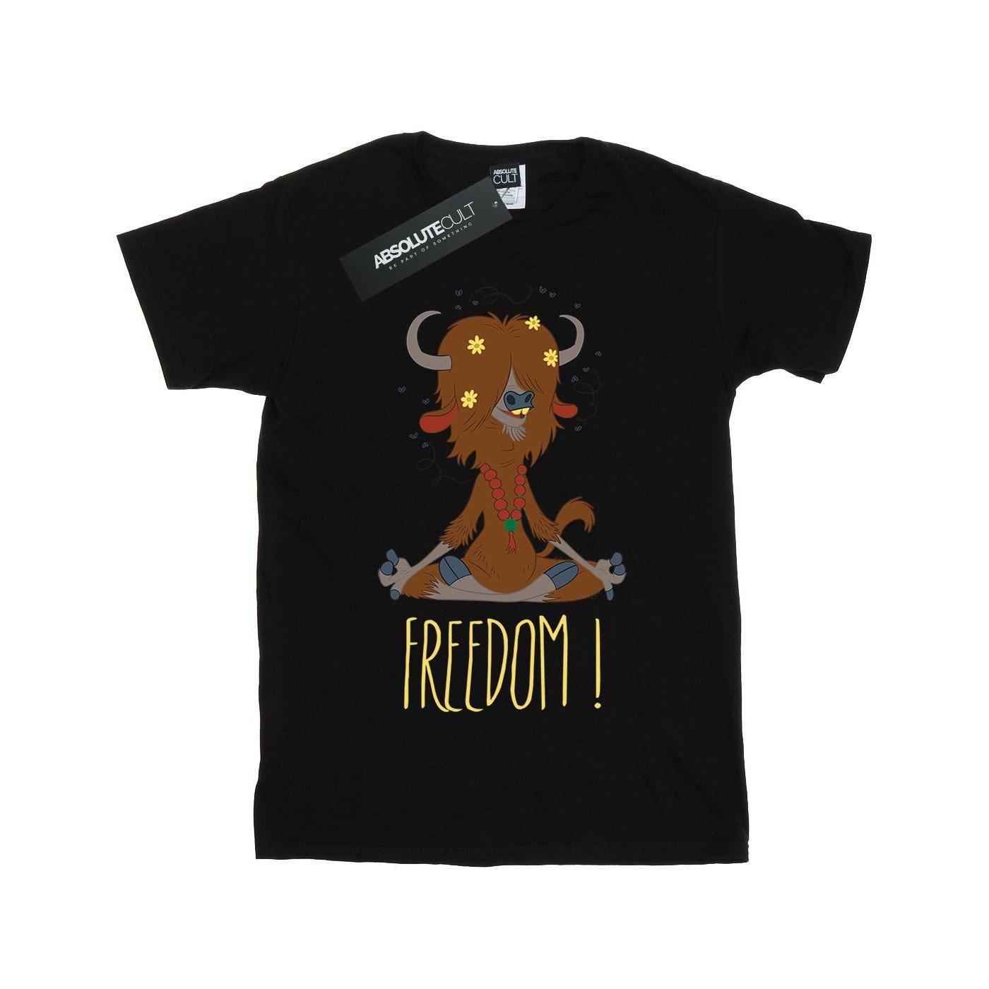 Image of Zootropolis Yak Freedom Tshirt Unisex Schwarz 140/146