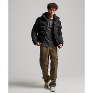 Superdry  sport-kapuzenjacke aus mikrofaser 