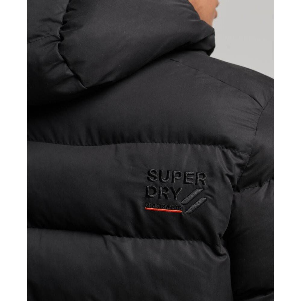 Superdry  sport-kapuzenjacke aus mikrofaser 