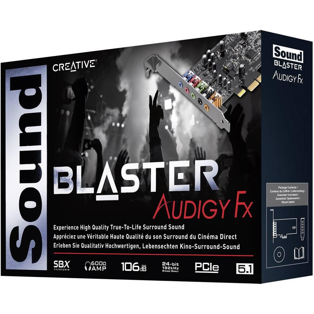 Sound Blaster  Creative Audigy FX PCIe-Soundkarte 5.1 