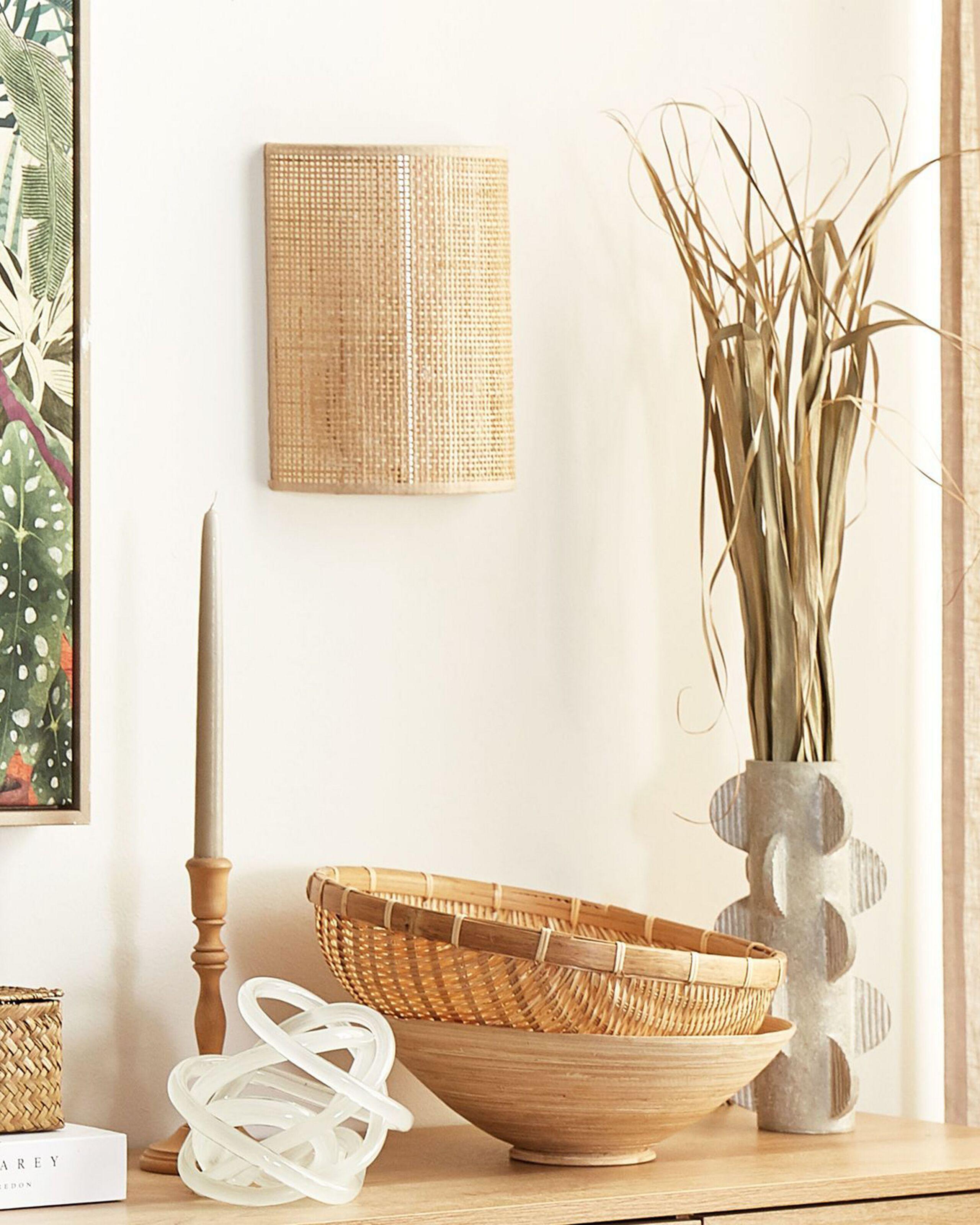 Beliani Applique en Rattan Boho DEMITRIE  