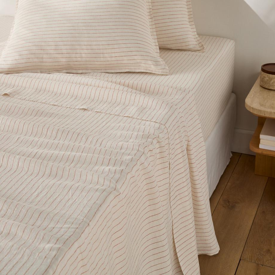 La Redoute Intérieurs Drap Plat Linot Rayé  