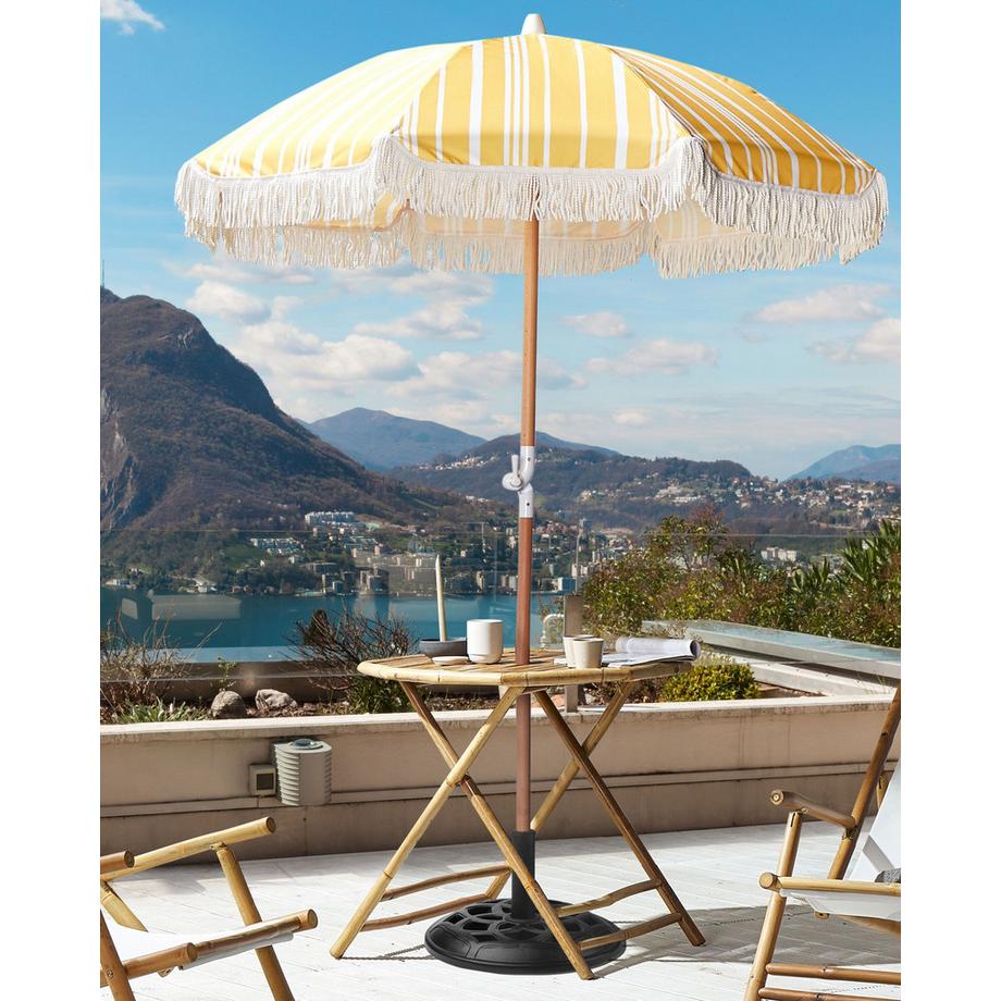 Beliani Ombrellone da giardino en Tessuto  MONDELLO  