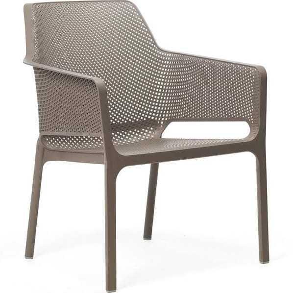 NARDI outdoor Fauteuil de jardin Net marron haut  