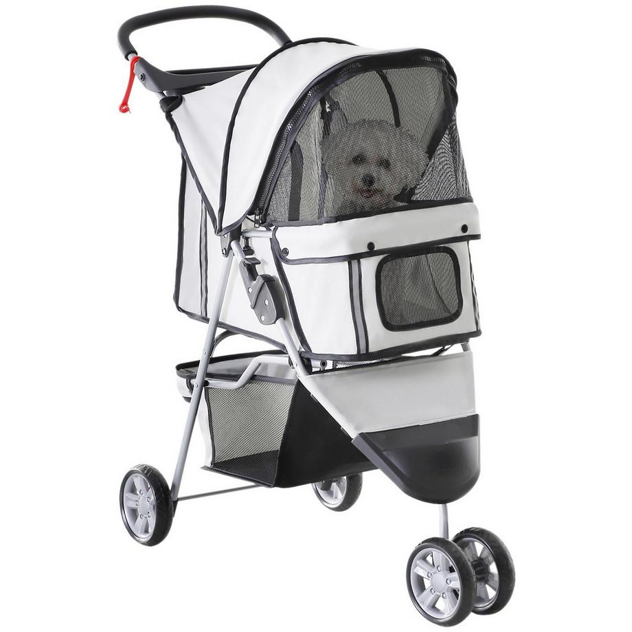 Northio  Poussette Pour Chien Buggy Buggy Chiens Chats Multicolore (Gris) 