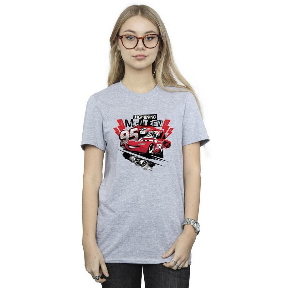 Disney Pixar Cars Lightning McQueen T-Shirt Grafica  