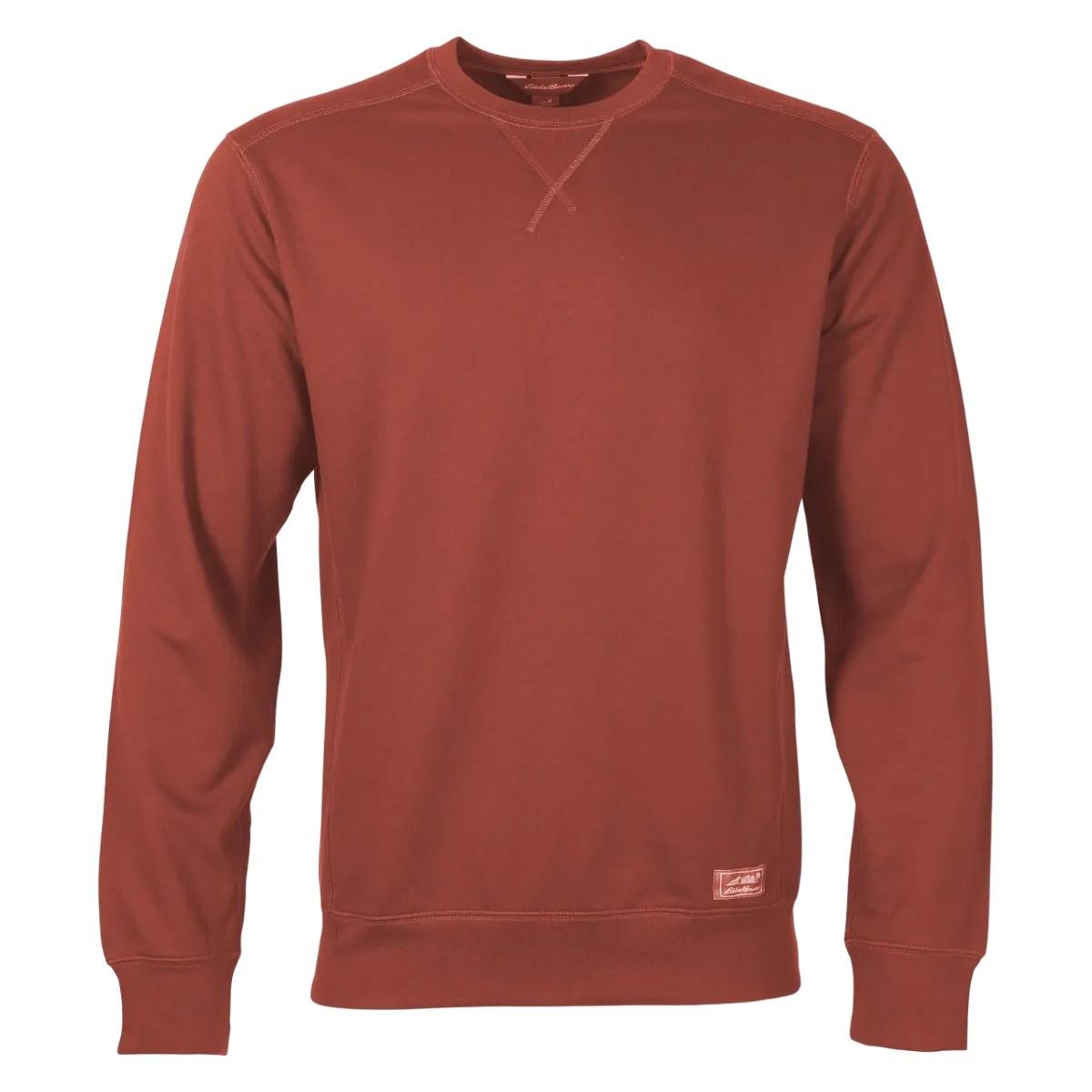 Image of Camp Sweatshirt Rundhalsausschnitt Langärmlig Herren Bordeaux L