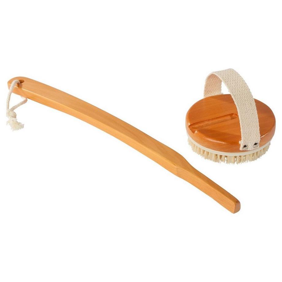 diaqua Brosse bain, manche démontable avec poils de sanglier  