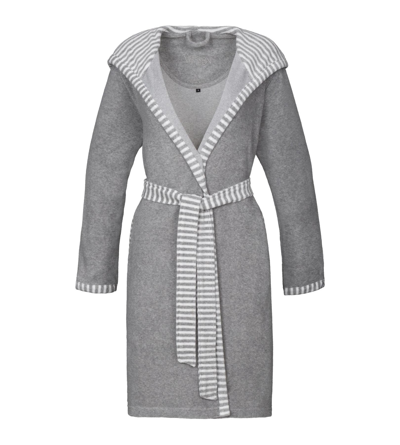 Image of Juno Bademantel Damen Taubengrau XS