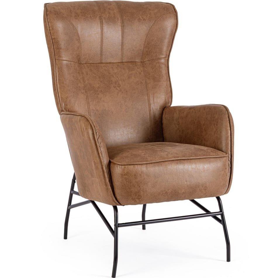 mutoni Fauteuil Nasira marron  