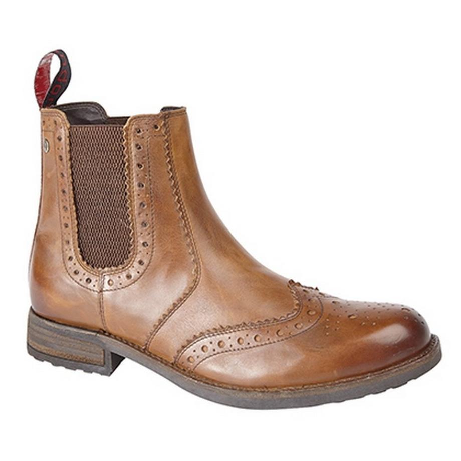 Bottines en cuir s