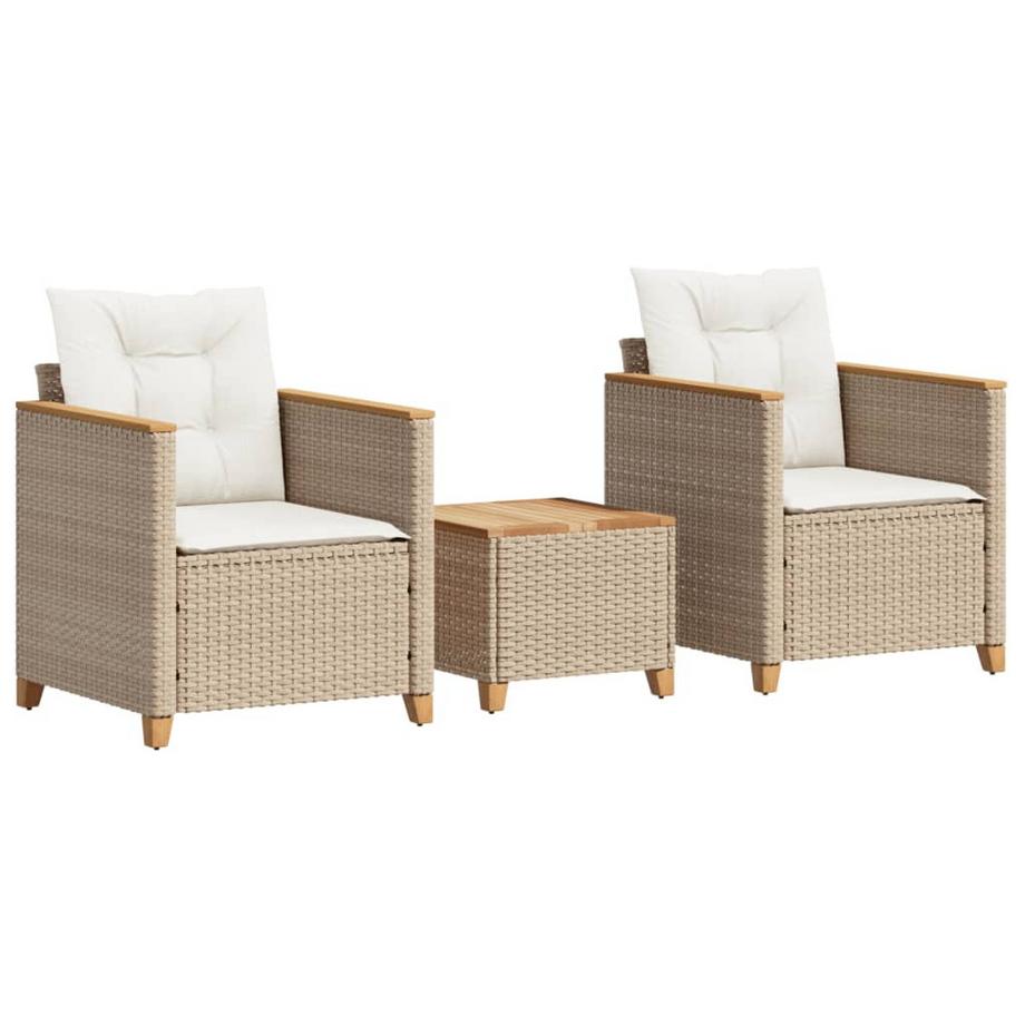 set da bistrò Polirattan