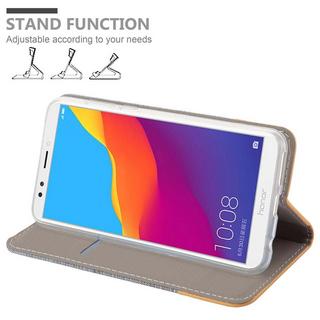 Cadorabo  Housse compatible avec Honor 7C / Huawei Y7 2018 - Coque de protection avec fermeture magnétique, fonction de support et compartiment pour carte 