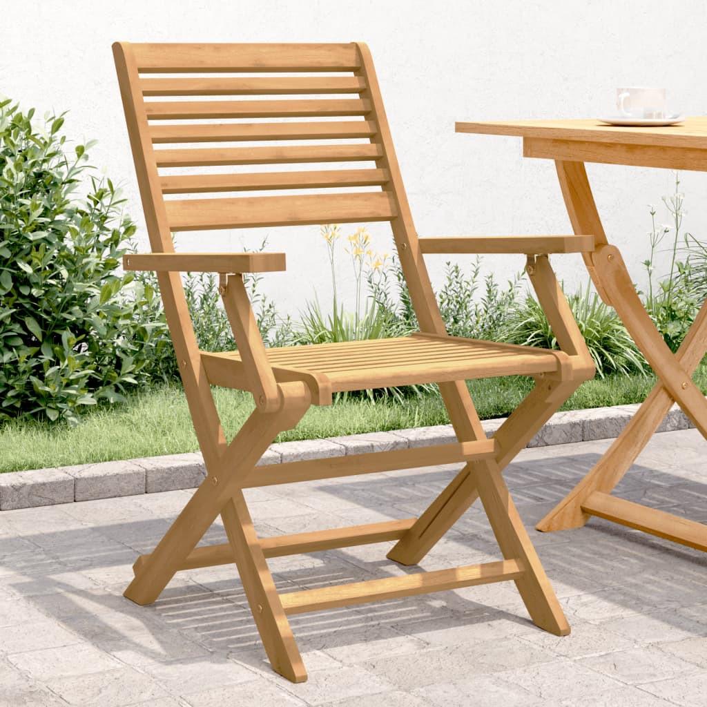 VidaXL Chaise de jardin bois d'acacia  